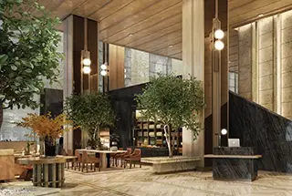 Double Height Entrance Lobby
